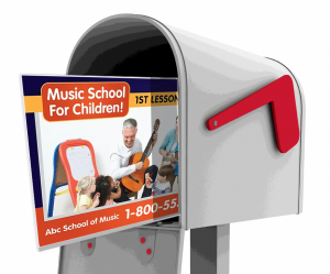 Direct mail for music teachers to get more students