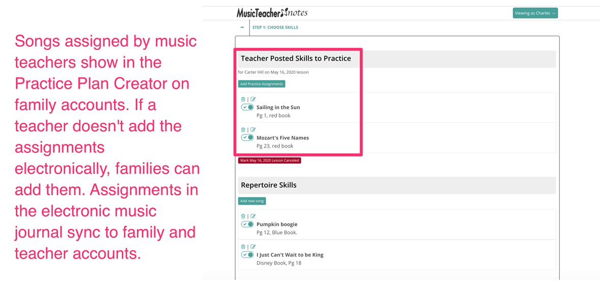 Creating a practice plan