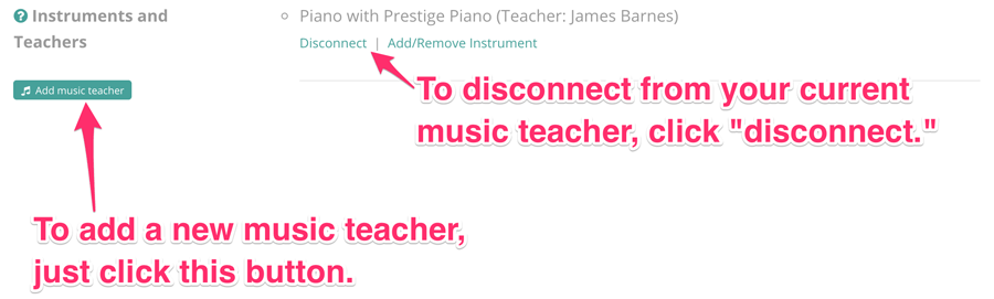 When students change music teachers