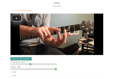 Music Lesson Video Features and Tools